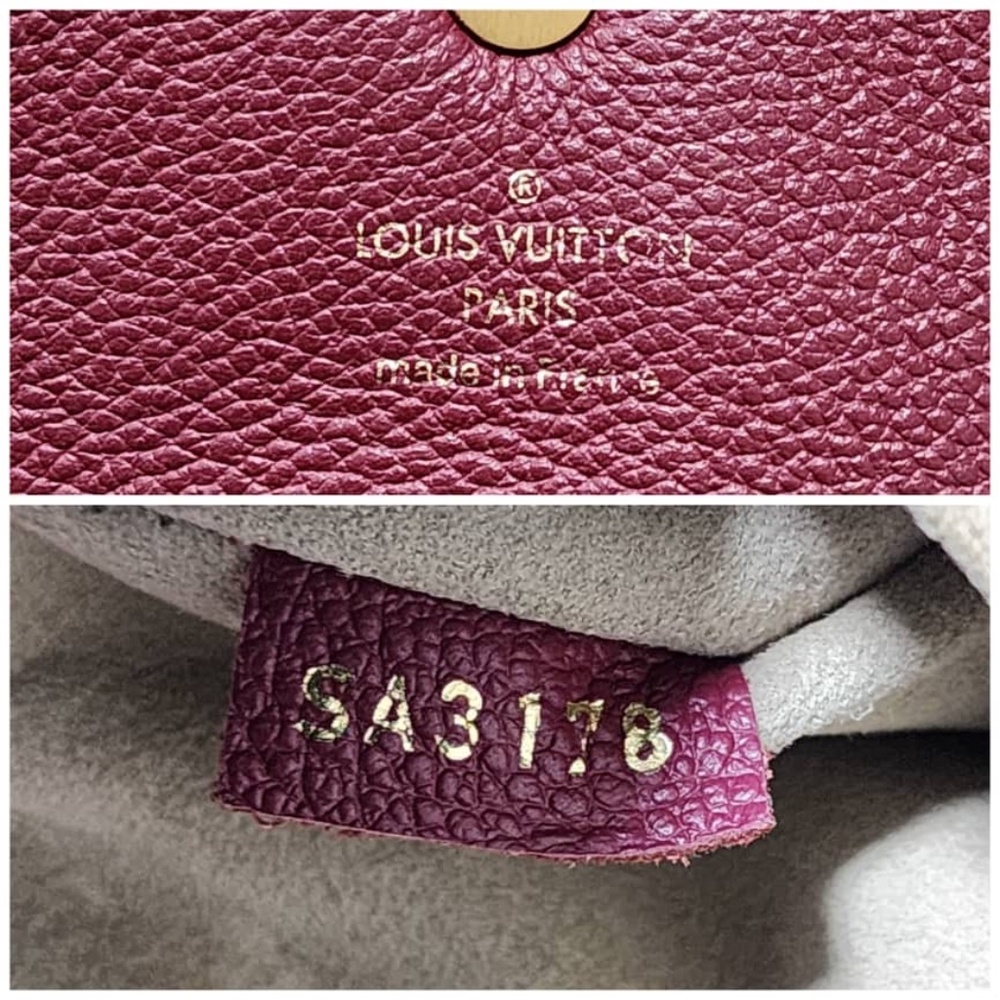 Authentic Louis Vuitton Damier Ebene Clapton PM Shoulder Bag Brown/Wine - Picture 3 of 13